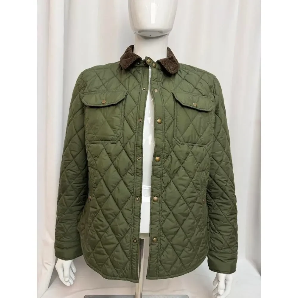 NWT! Polo Ralph Lauren Mens‎ Diamond Quilted Snap Button Field Barn Jacket XL